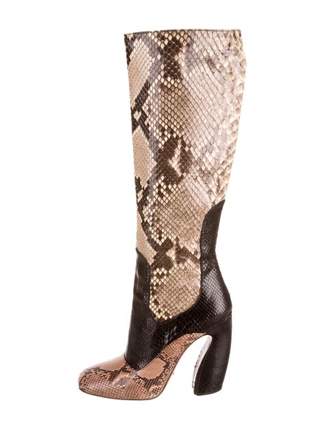 prada snake boots|prada boots for women.